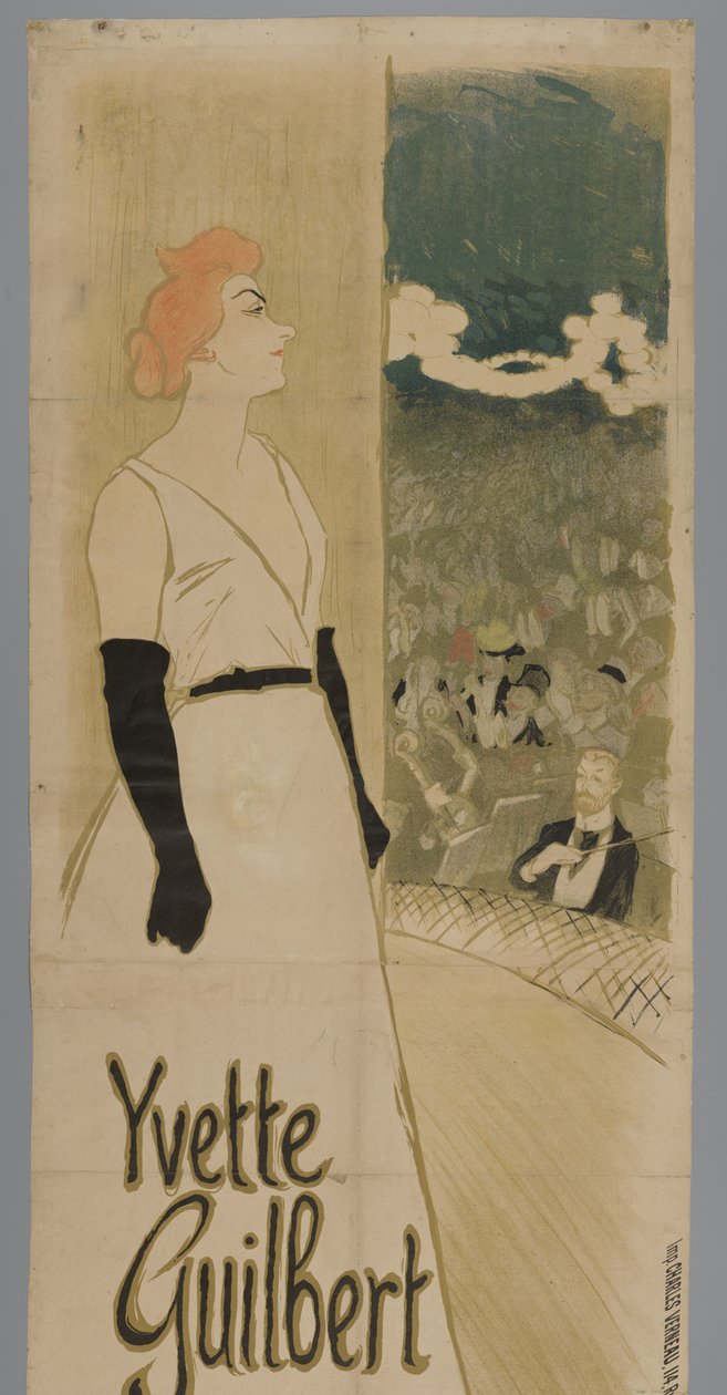 Yvette Guilbert Elçileri by Théophile Alexandre Steinlen