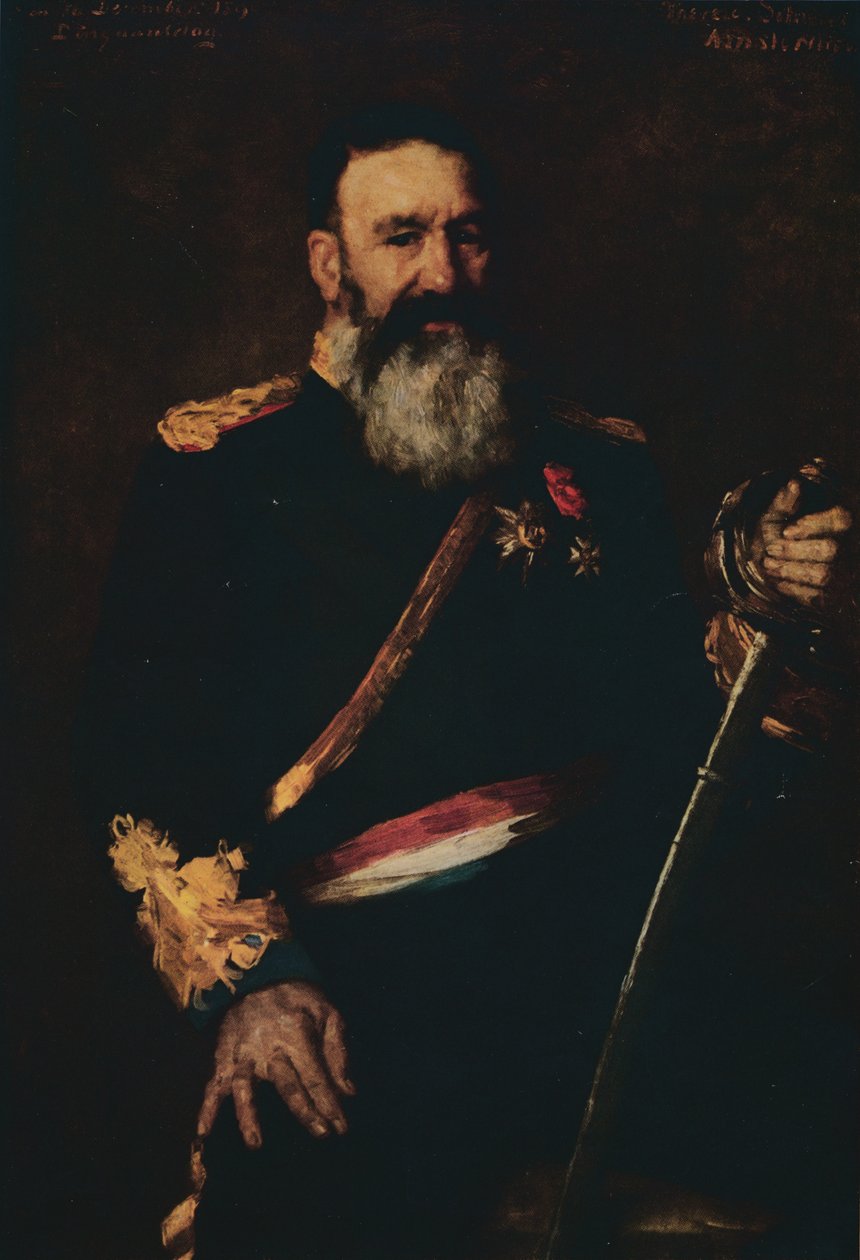 General Piet Joubert, Hollanda Güney Afrika Cumhuriyeti Başkomutanı, 1890. 1914. by Thérèse Schwartze