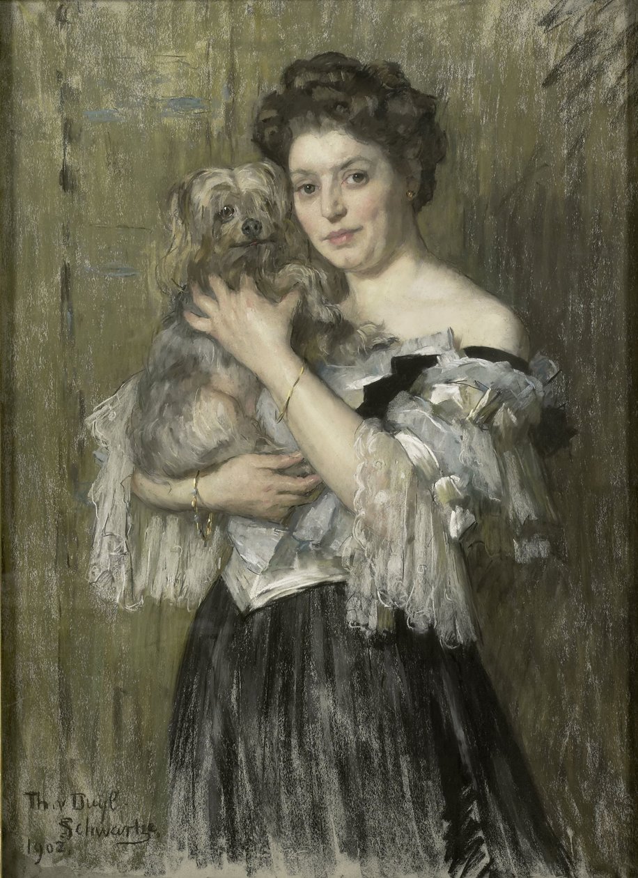 Mary Catherine Josephine Ürdün (1866-1948). Ressamın eşi George Hendrik Breitner by Thérèse Schwartze