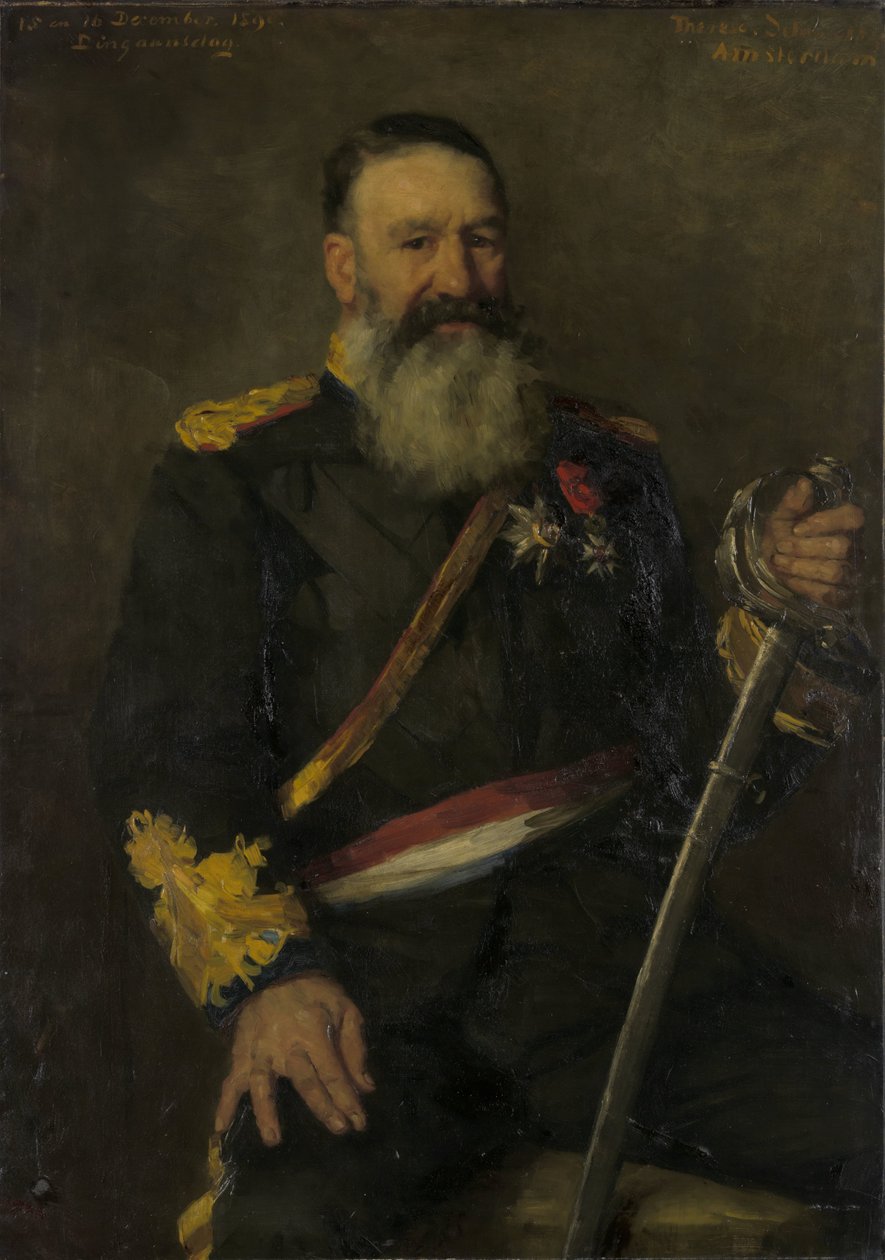 Piet J. Joubert (1831-1900). Güney Afrika Cumhuriyeti Genel Komutanı by Thérèse Schwartze