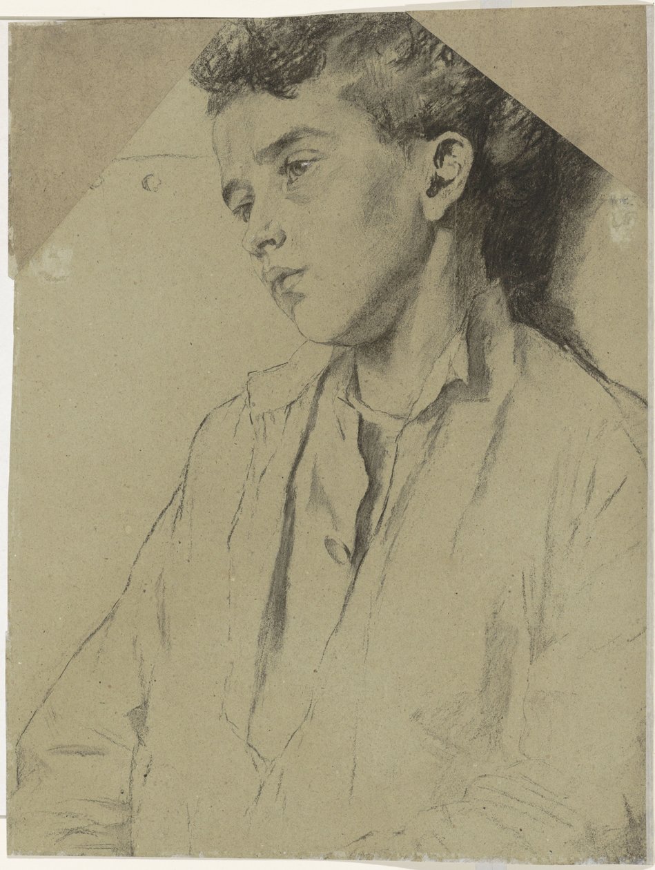 Bir çocuğun portresi by Thérèse Schwartze