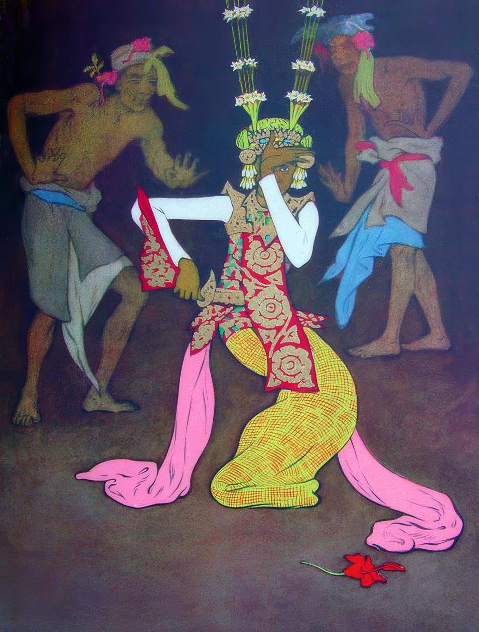 Klasik Bali dansçıları by Thyra Kleen