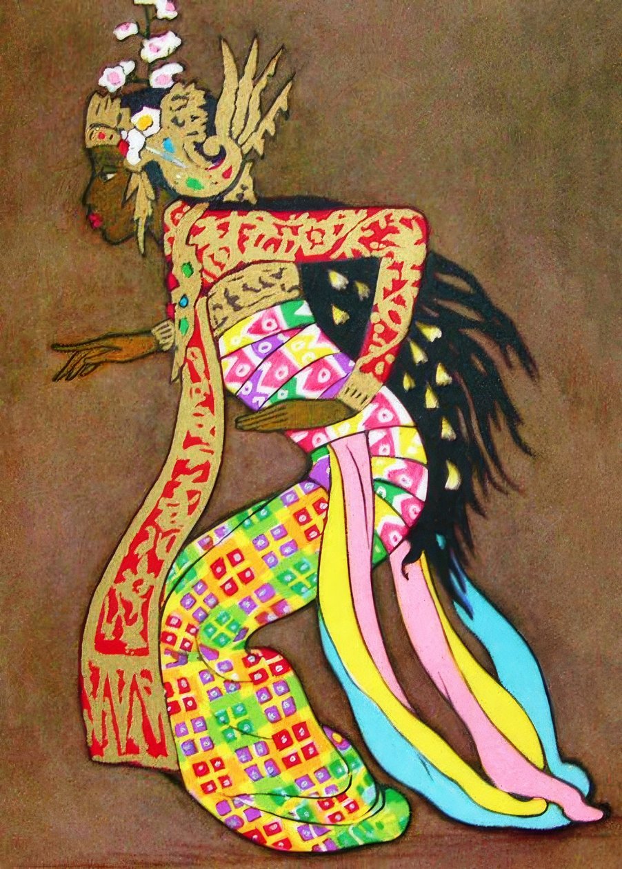 Klasik Bali dansçısı by Thyra Kleen