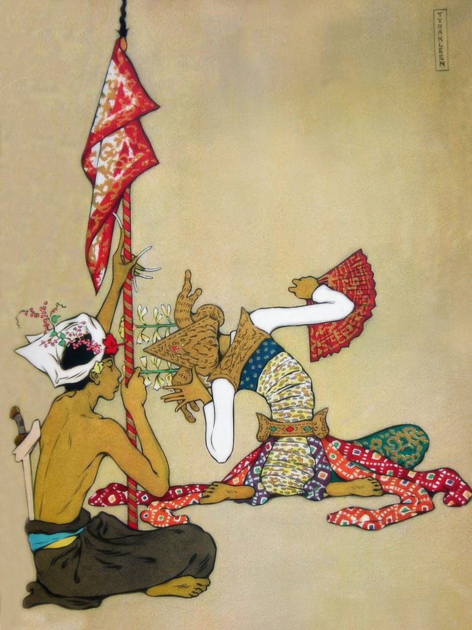 Klasik Bali dansçısı by Thyra Kleen
