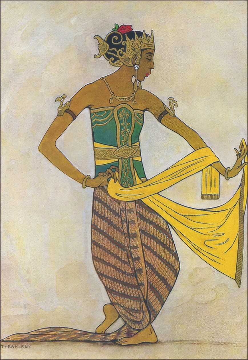Klasik Cava dansçısı by Thyra Kleen