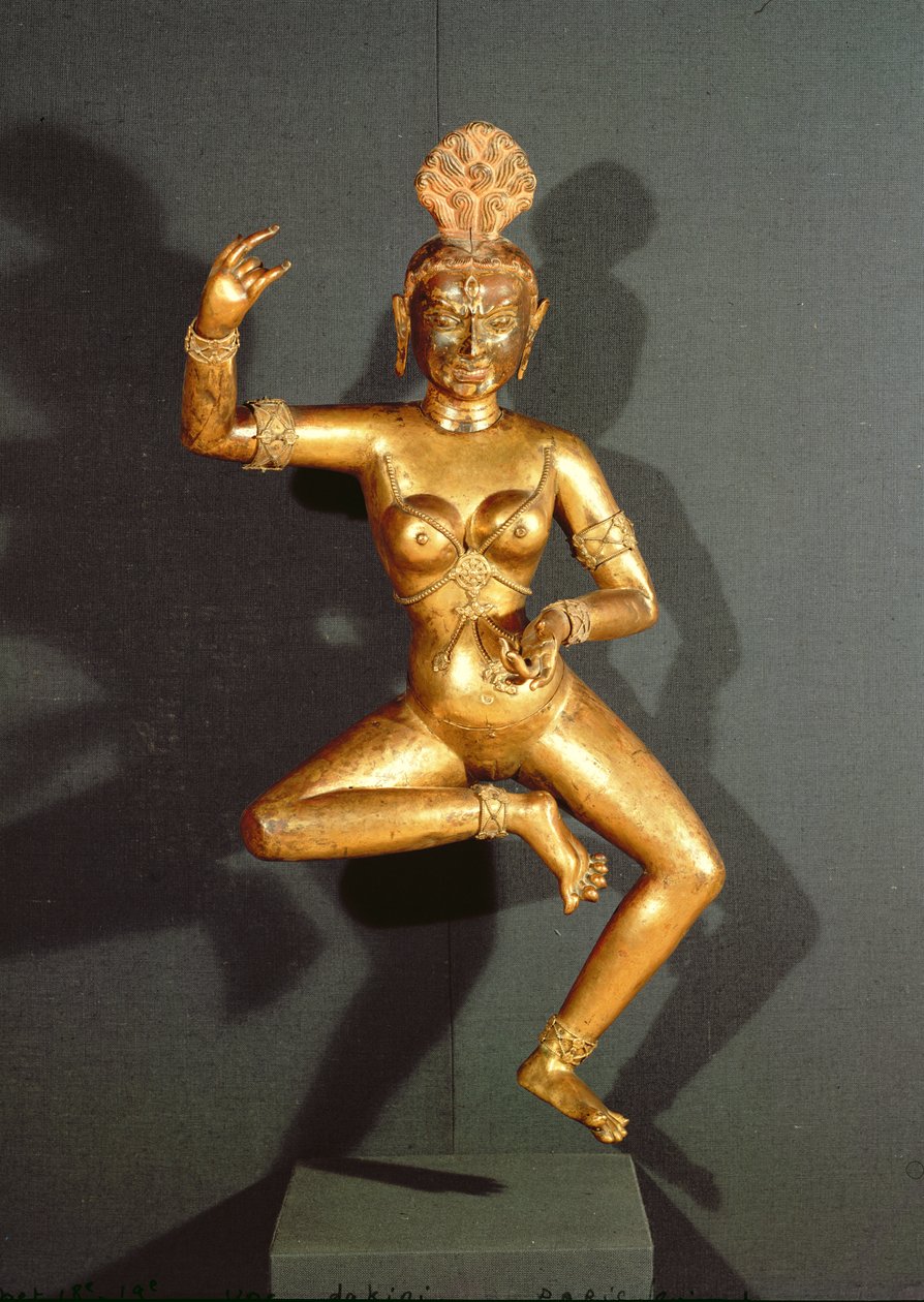Bir Dakini, 18. yüzyılın sonu ve 19. yüzyılın başı (bakır) by Tibetan School