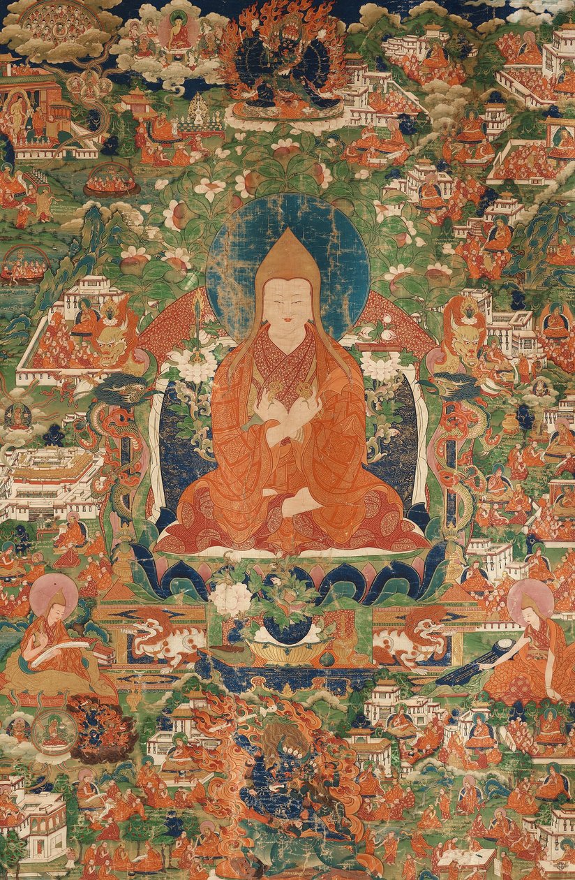 Tsongkhapa, 18. yüzyılın sonu - 19. yüzyılın başı. by Tibetan culture.