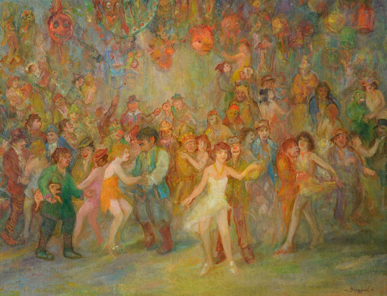 Karnaval Sahnesi by Tibor Dengyel