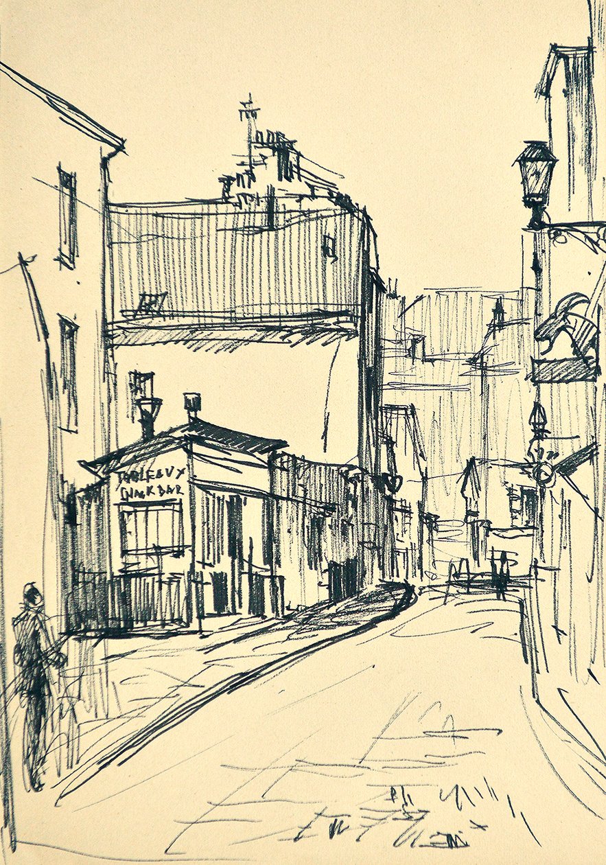 Şövalye de la Barre Caddesi (Paris) by Tibor Dengyel