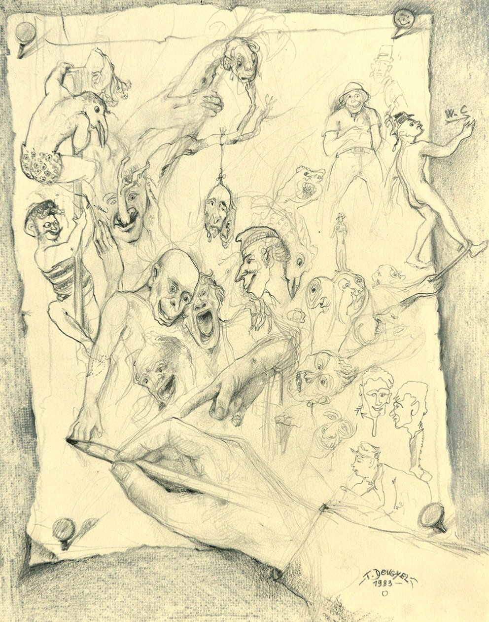 Sanatçının sanatçının eli by Tibor Dengyel