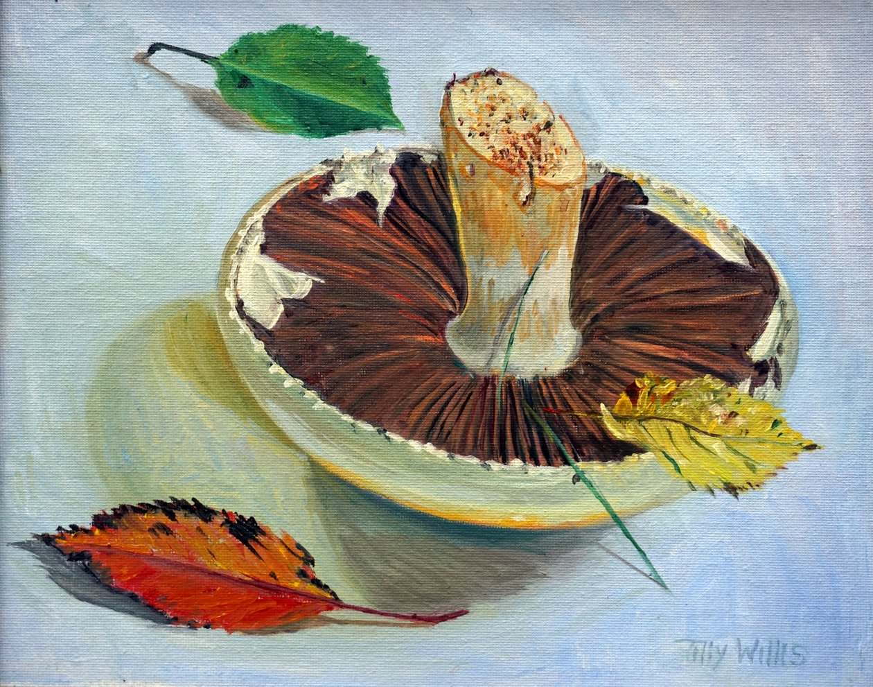 Sonbahar Natürmort,2017,petrol by Tilly Willis