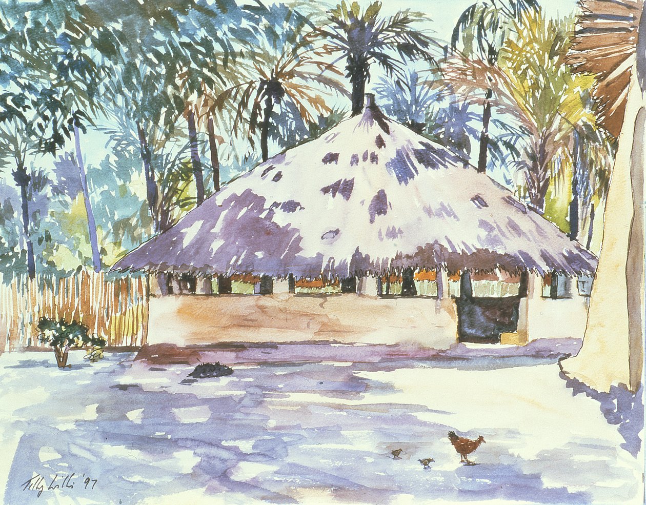 Rotunda, Senegal, Batı Afrika, 1997 by Tilly Willis