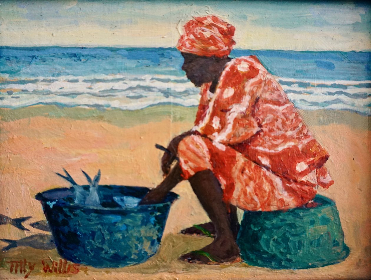 Fisher Woman 2020 (petrol) by Tilly Willis