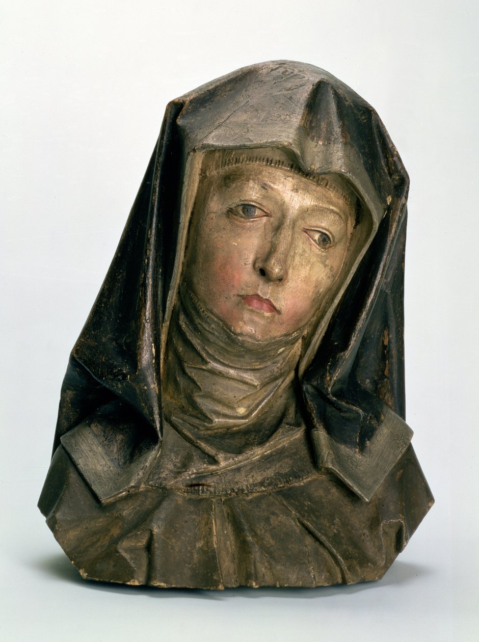 Aziz Anne Başkanı, 1500-10 (boyalı ahşap) by Tilman Riemenschneider
