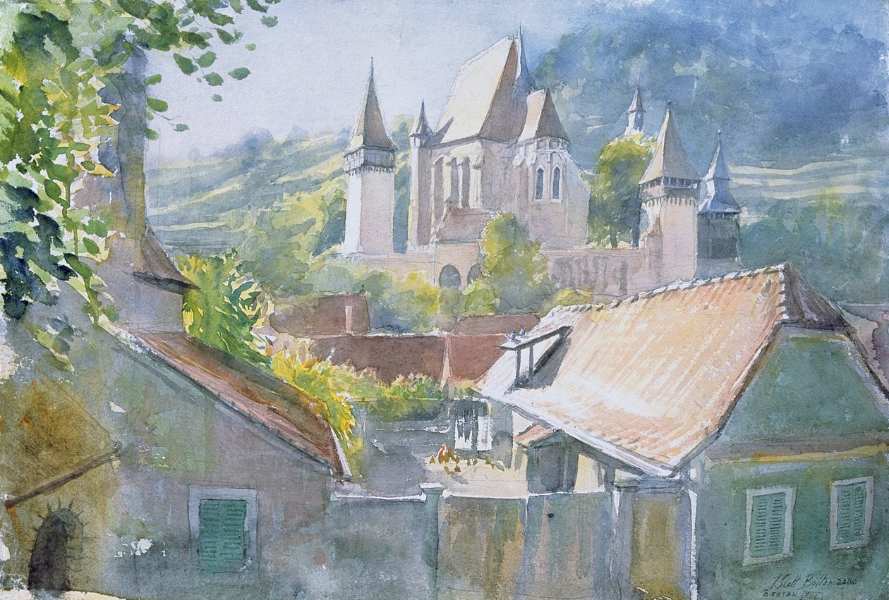 Biertan, Transilvanya, 2000 (kağıt üzerinde wc) by Tim Scott Bolton