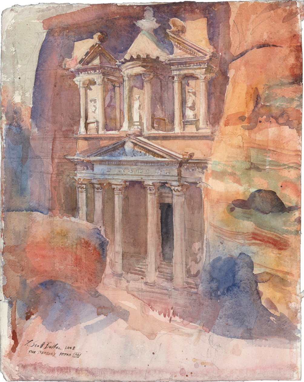 Petra Jordan,2008 (kağıt üzerinde wc) by Tim Scott Bolton
