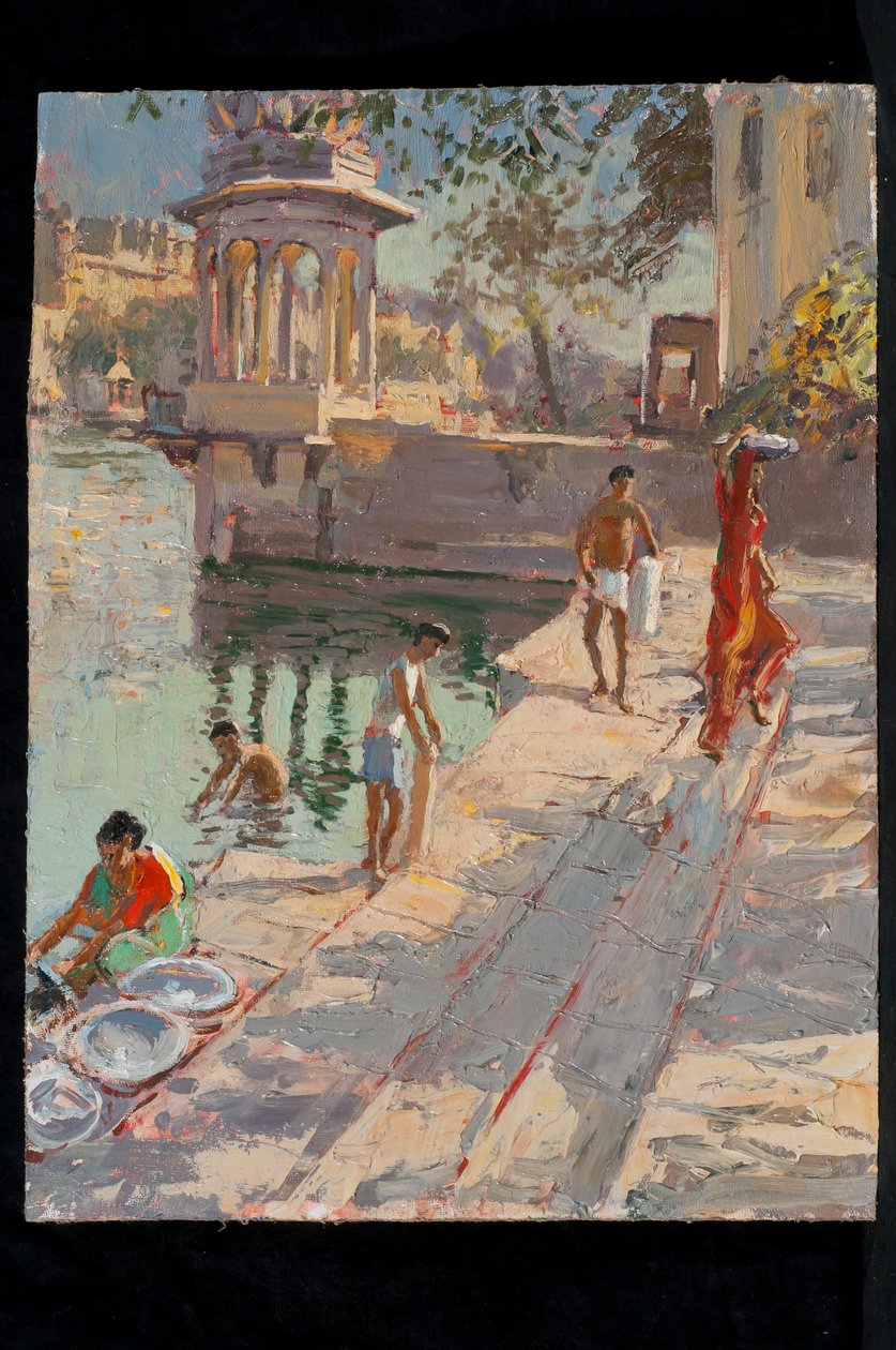 Udaipur Tapınağı Yıkanması by Tim Scott Bolton