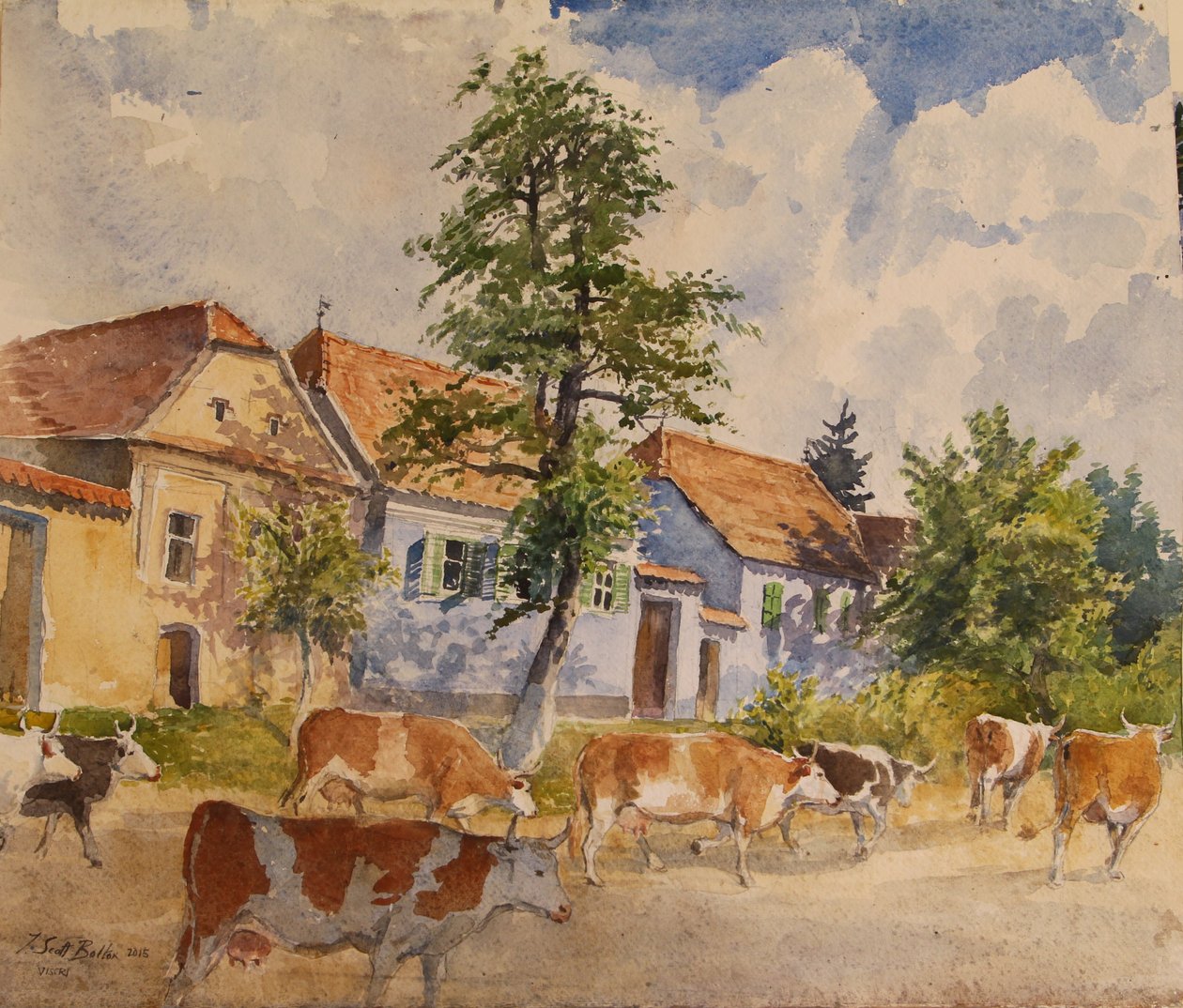 Viscri Ev İnekleri, 2015 by Tim Scott Bolton