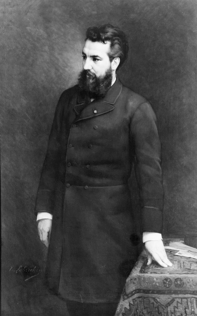 Alexander Graham Bell, 1882 by Timoleon Marie Lobrichon