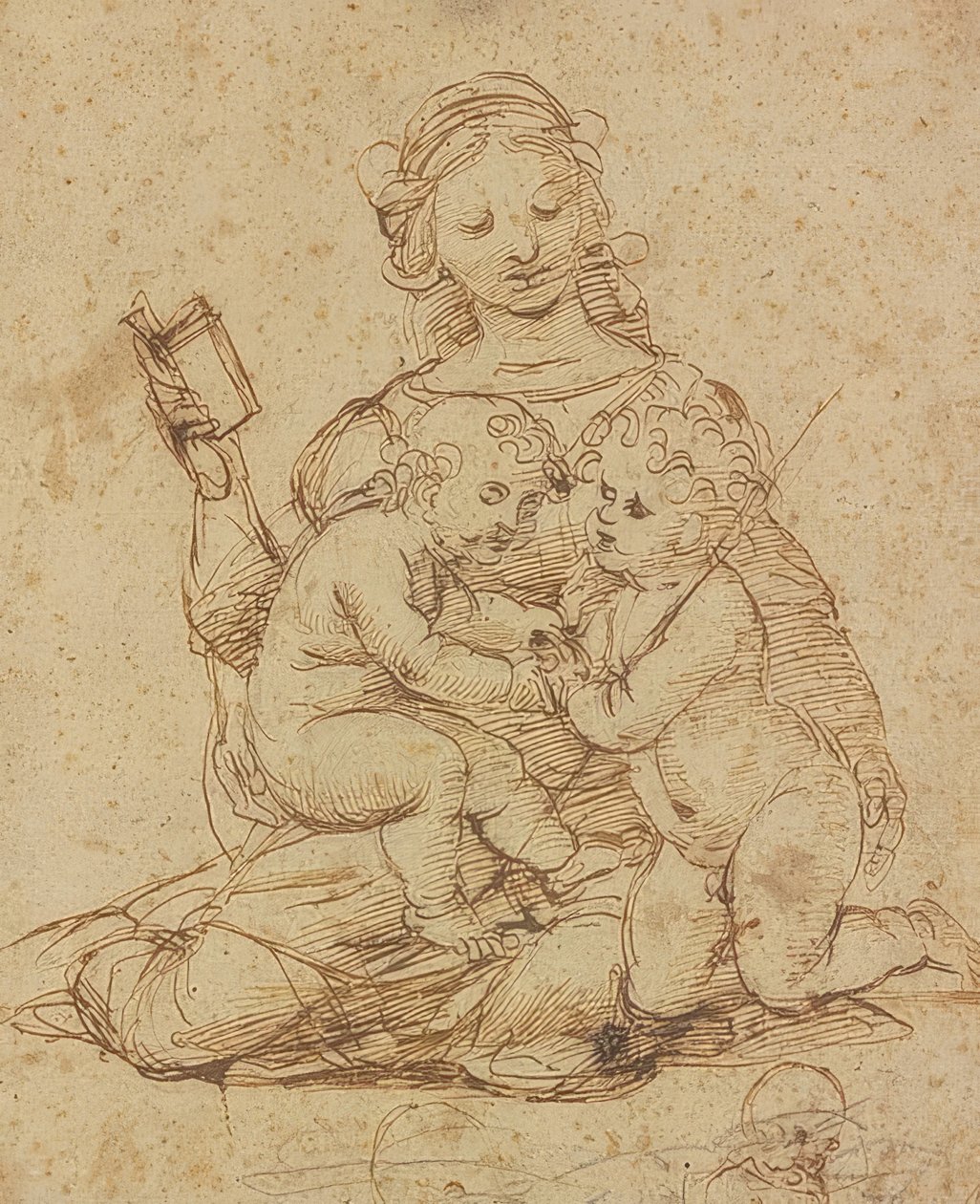 Madonna iki çocuklu by Timoteo Viti