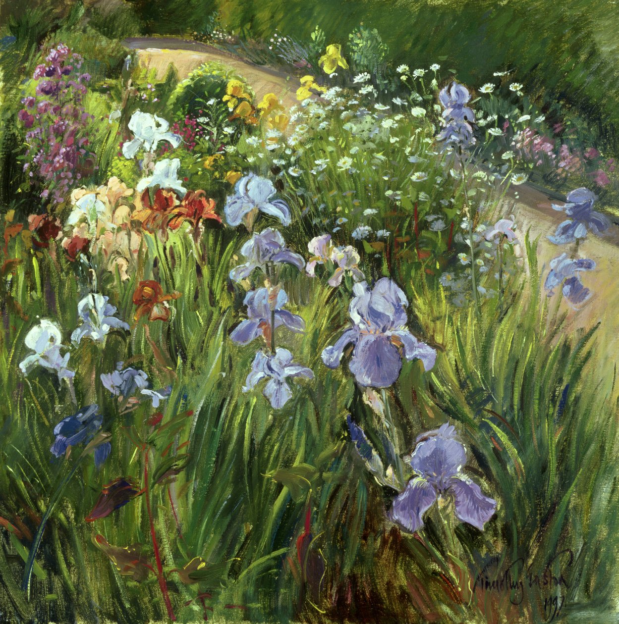 Süsenler ve Okseye Papatyalar, 1997 by Timothy Easton