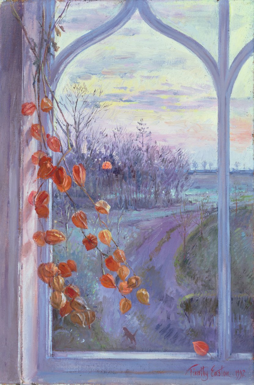 Gün batımında fenerler by Timothy Easton