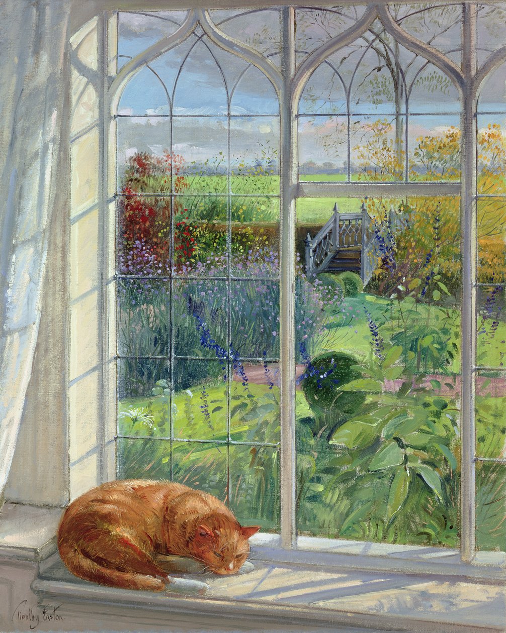 Uyuyan Kedi ve Çin Köprüsü by Timothy Easton