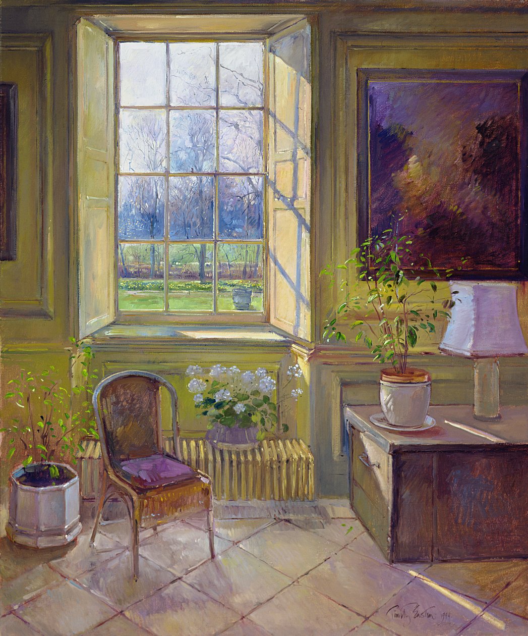 Bahar Işığı ve Mandalina Ağaçları, 1994 by Timothy Easton