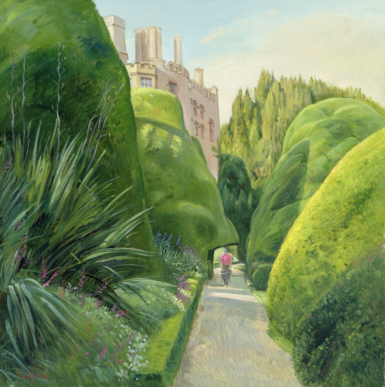 Topiary Yolu, Powis Kalesi by Timothy Easton