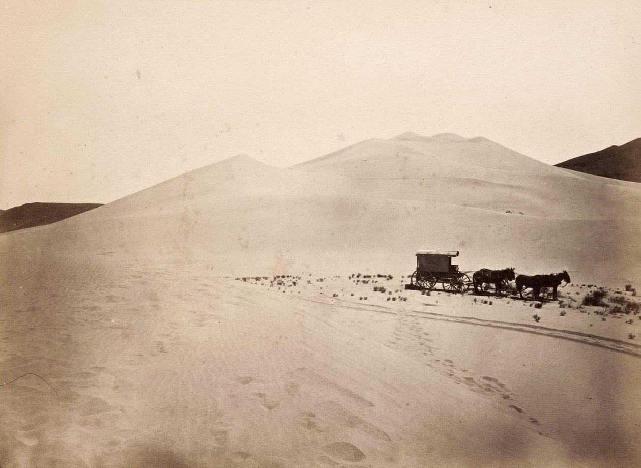 Kum Tepeleri, Carson Çölü, Nevada by Timothy H. OSullivan