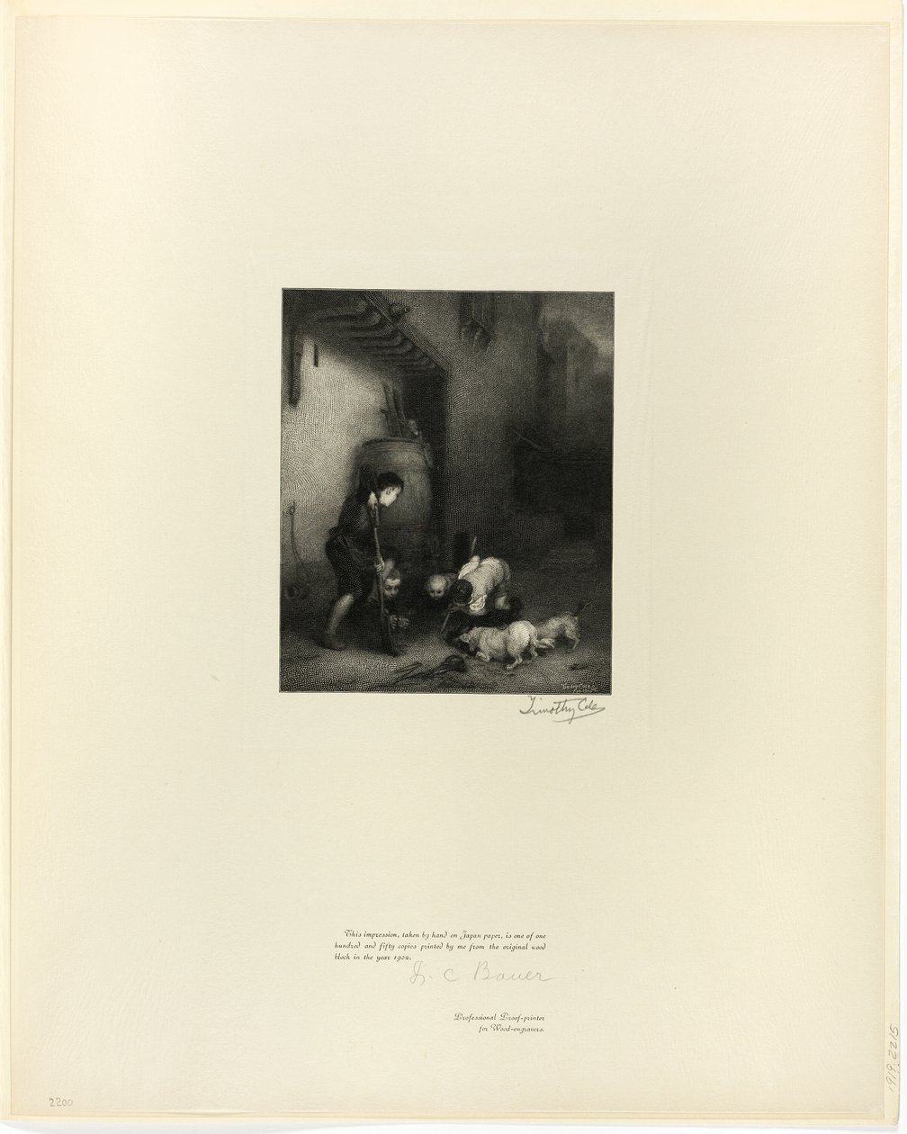 Eski İngiliz Ustalarından Fareler İçin Kazma by Timothy Cole