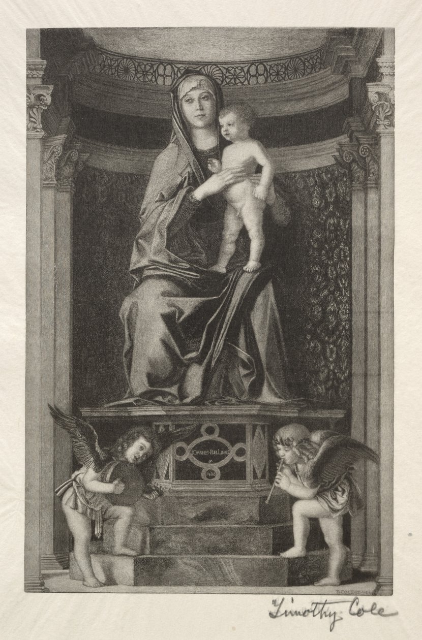 Eski İtalyan Ustalar: Madonna ve Çocuk, 1888-1892. by Timothy Cole