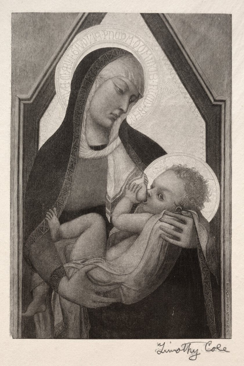 Eski İtalyan Ustalar: Madonna ve Çocuk, 1888-1892. by Timothy Cole