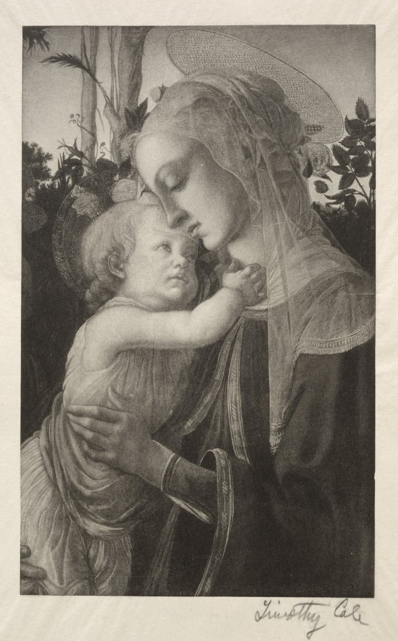 Eski İtalyan Ustalar: Madonna ve Çocuk, 1890. by Timothy Cole