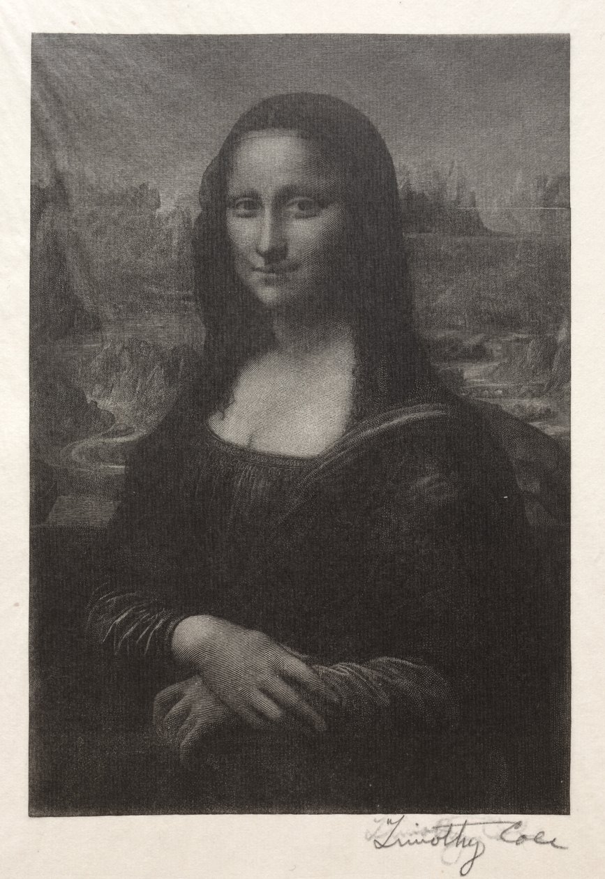 Eski İtalyan Ustalar: Mona Lisa, 1888-1892. by Timothy Cole
