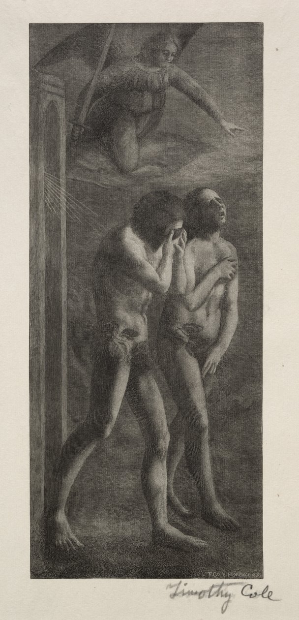 Eski İtalyan Ustalar: Cennetten Atılma, 1888. by Timothy Cole