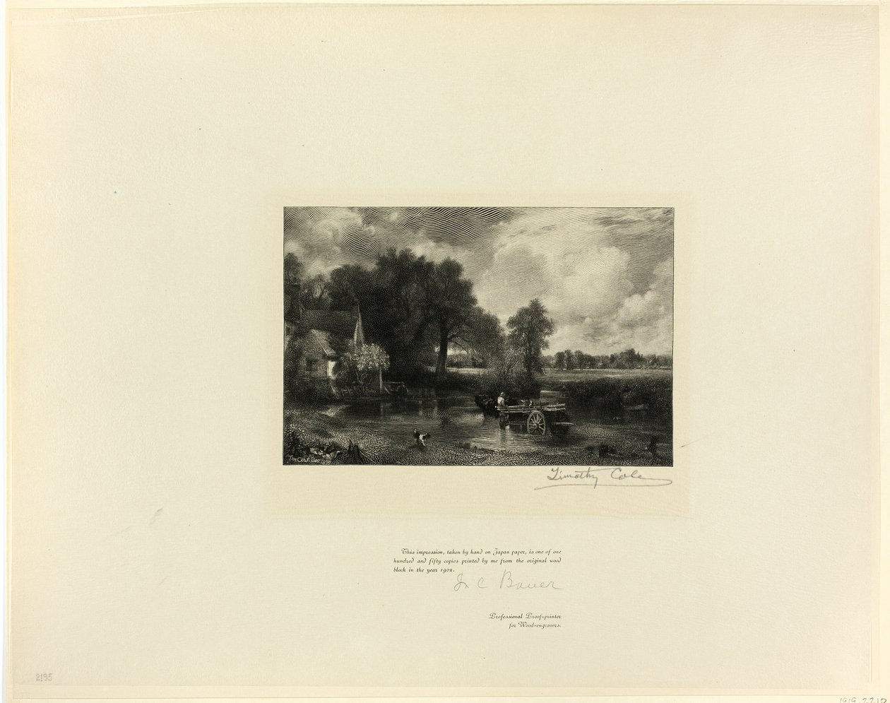 Eski İngiliz Ustalarından Hay Wain by Timothy Cole