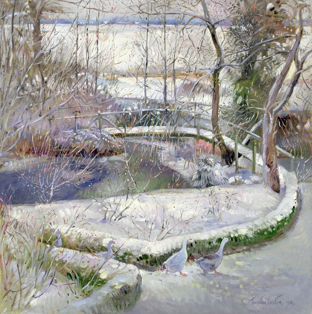 Söğüt Ağacının Üzerindeki Köprü by Timothy Easton