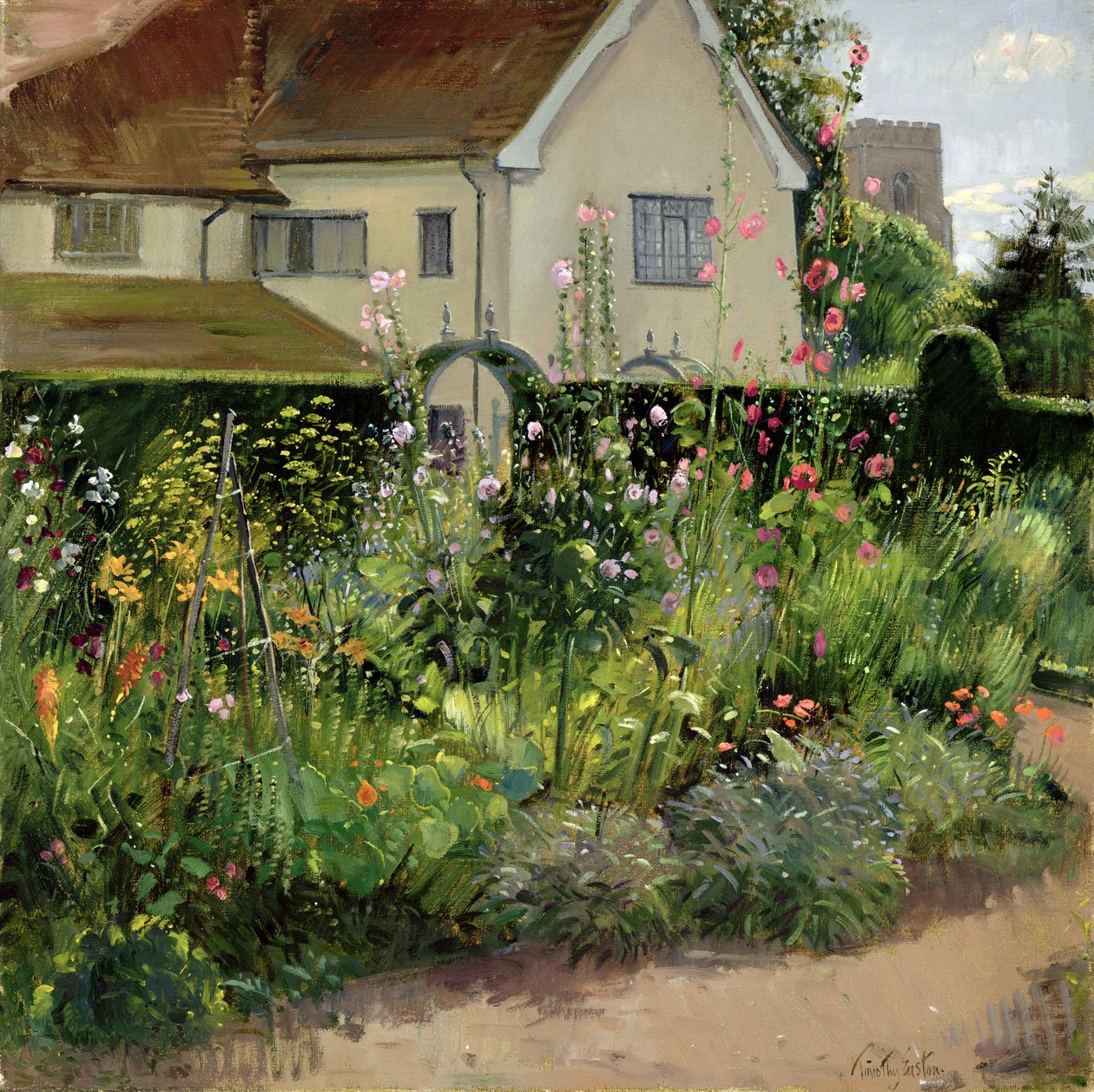Bitki Bahçesinin Köşesi by Timothy Easton