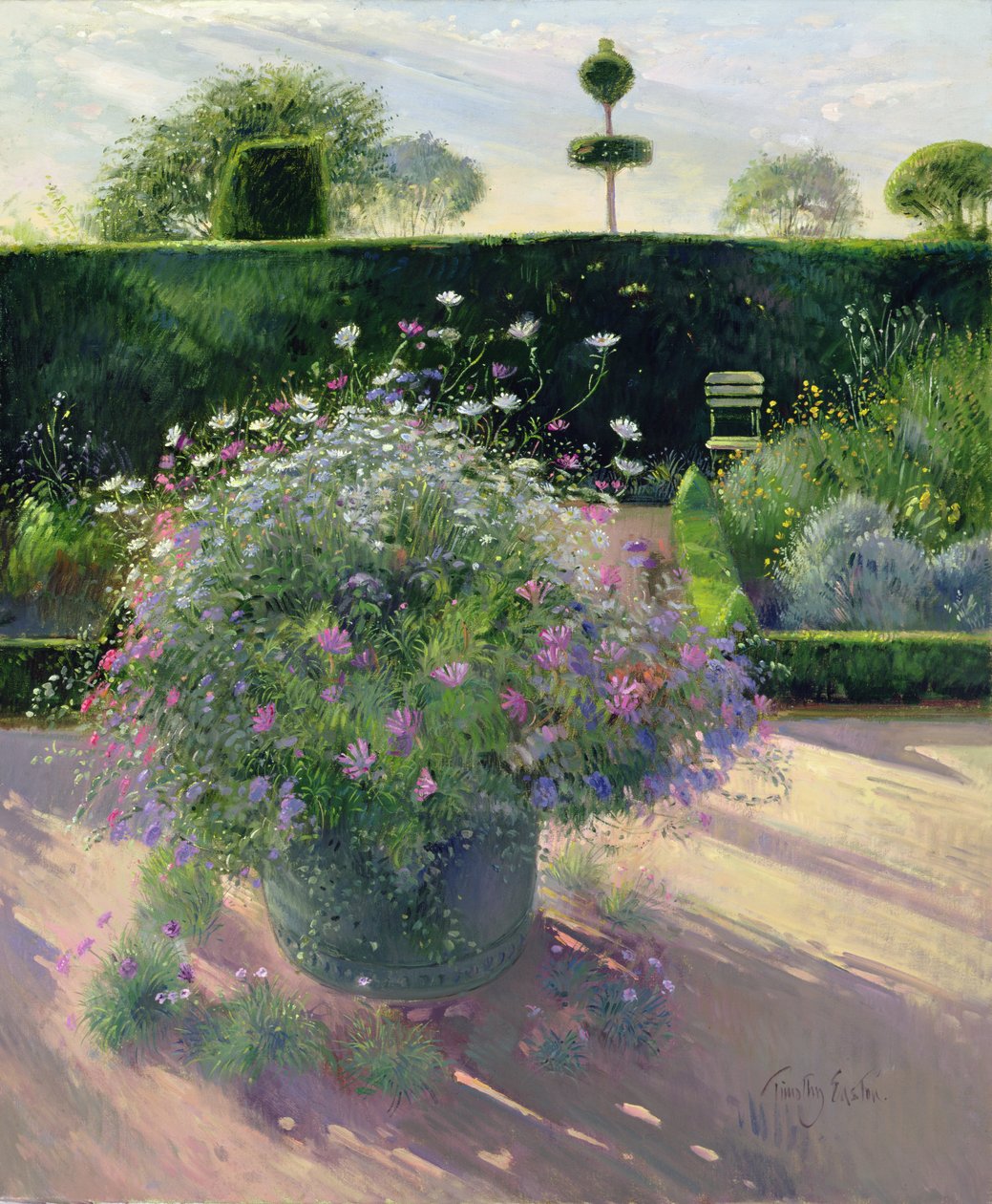 Bakırın Etrafındaki Son Işınlar (tuval üzerine yağlı boya) by Timothy Easton