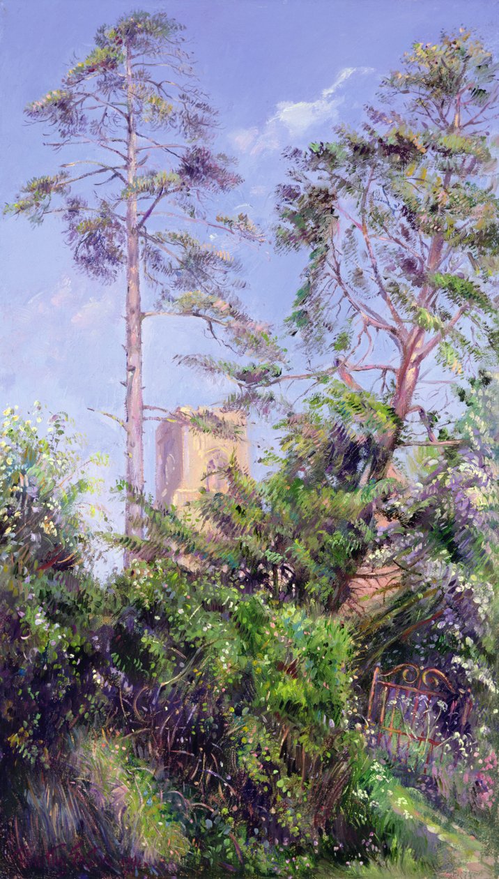 Çam Ağacı ve Kule by Timothy Easton