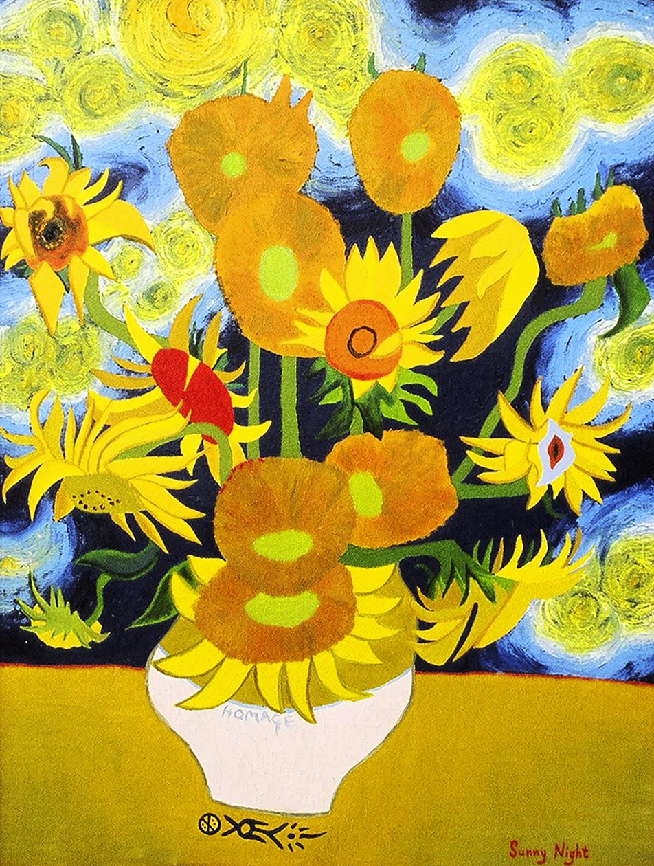 Güneşli bir gece, 2006, tuval üzerine yağlı boya by Timothy Nathan Joel