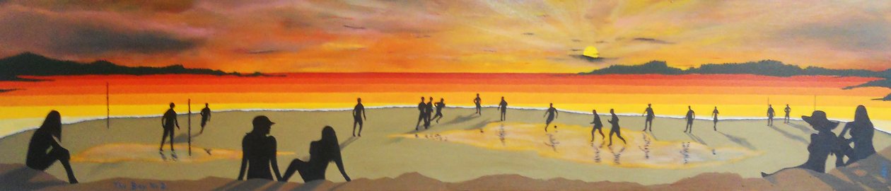 The Bay, no.3, 2012, tuval üzerine yağlı boya by Timothy Nathan Joel