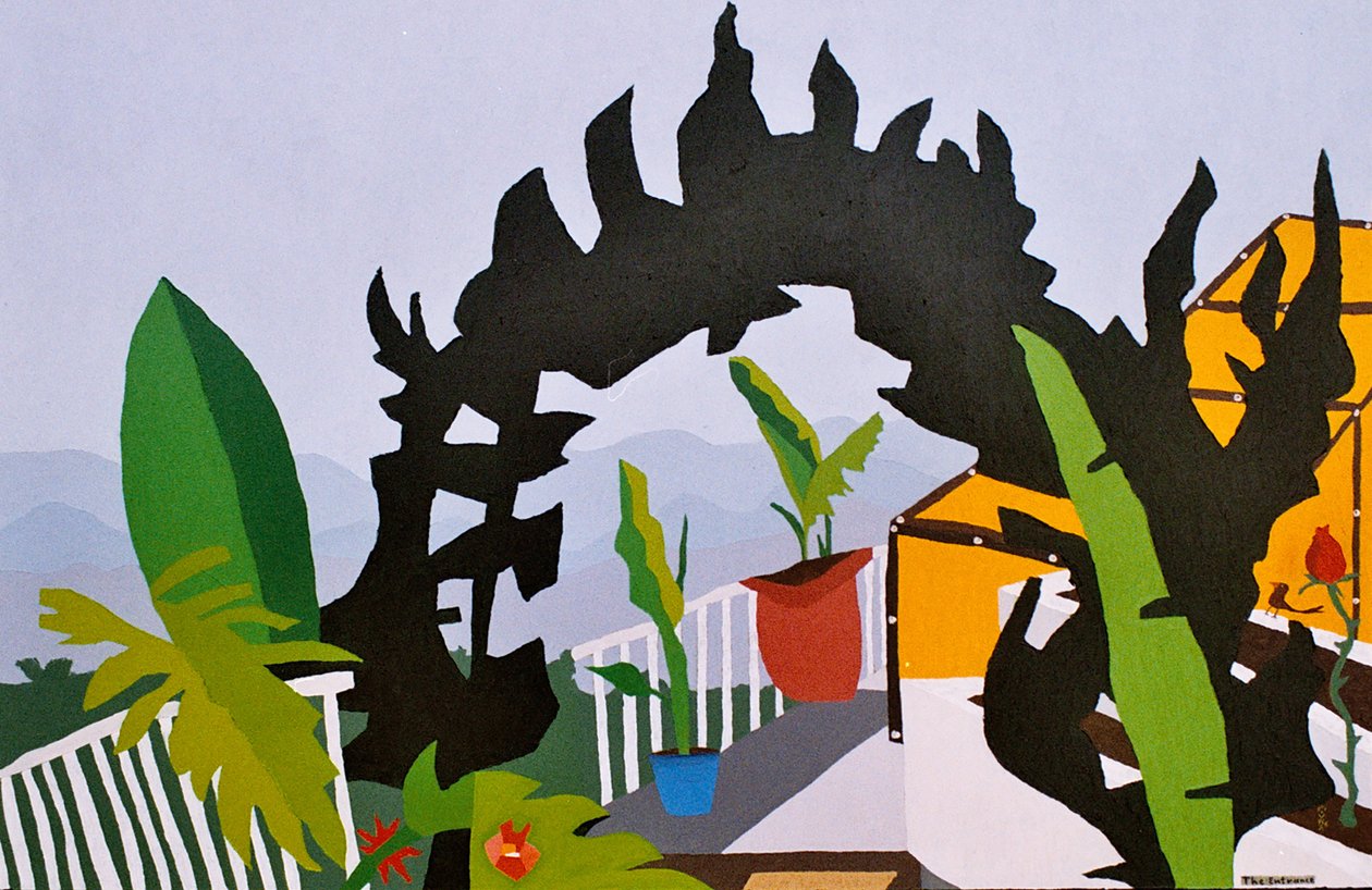 Giriş, 2006, tuval üzerine yağlıboya by Timothy Nathan Joel