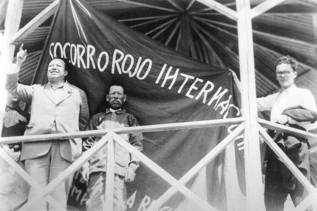 Uluslararası Kırmızı Yardım: Diego Rivera, “Socorro Rojo International” Rallisi