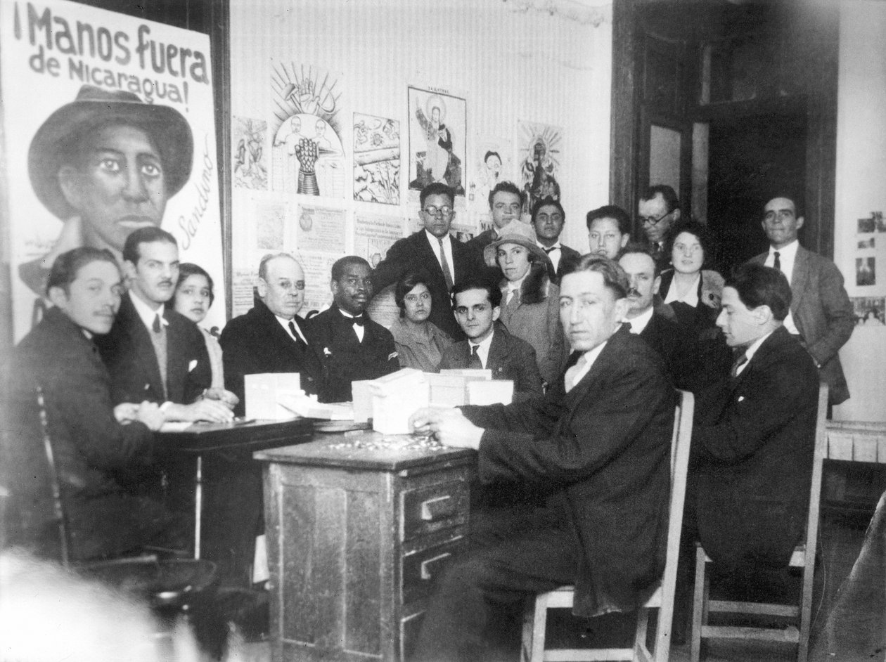 Nikaragua Komitesi, Mexico City, 1928 by Tina Modotti