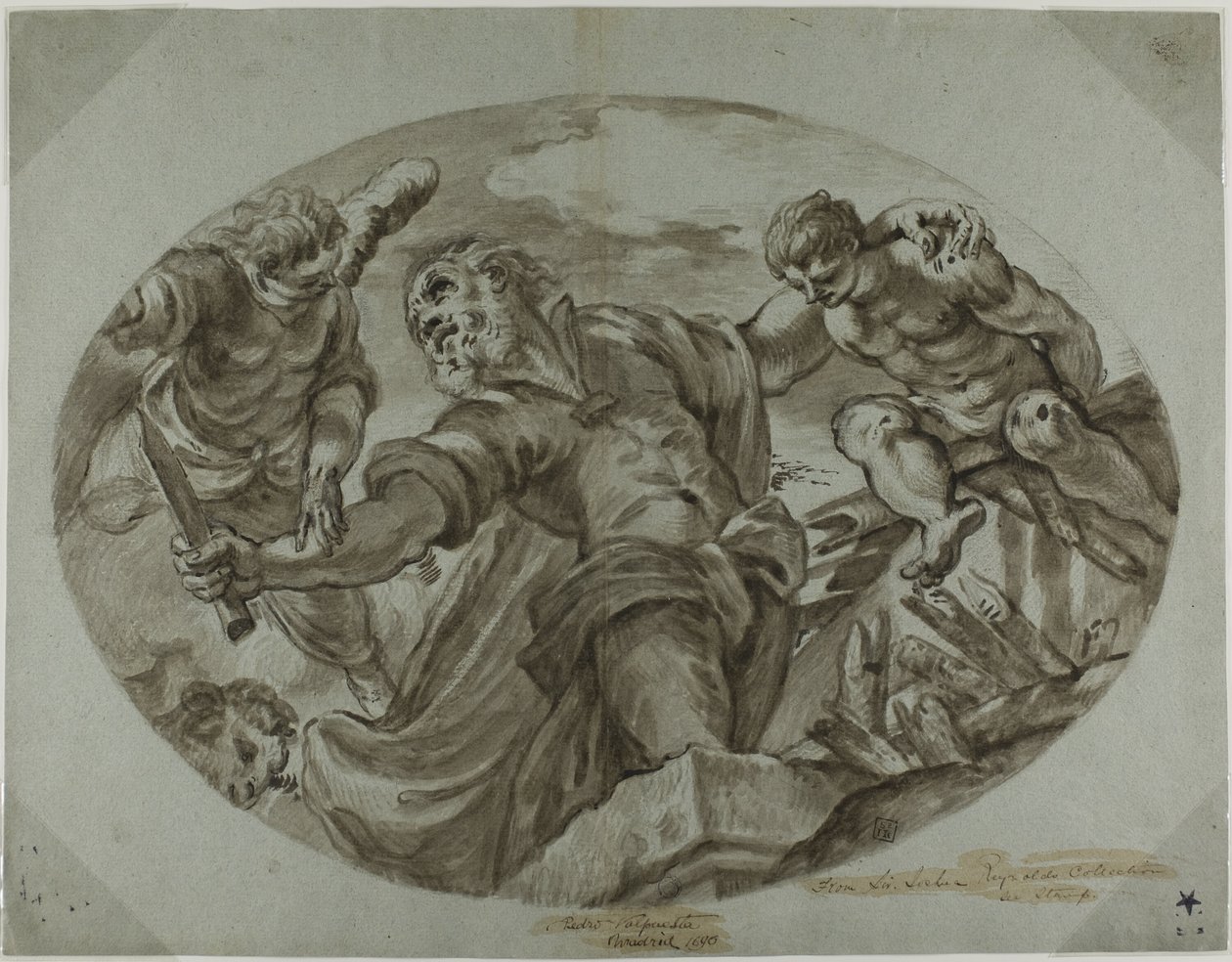 Isaac'in Kurban Edilmesi by Tintoretto