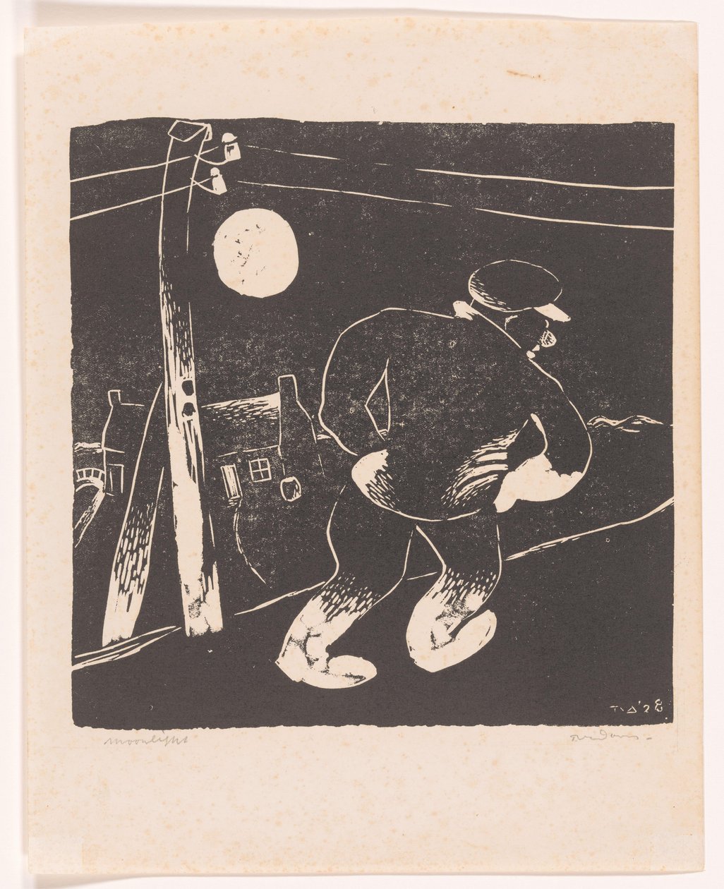 Ayışığı (nesne üzerindeki orijinal başlık) by Tinus van Doorn (signed by artist)
