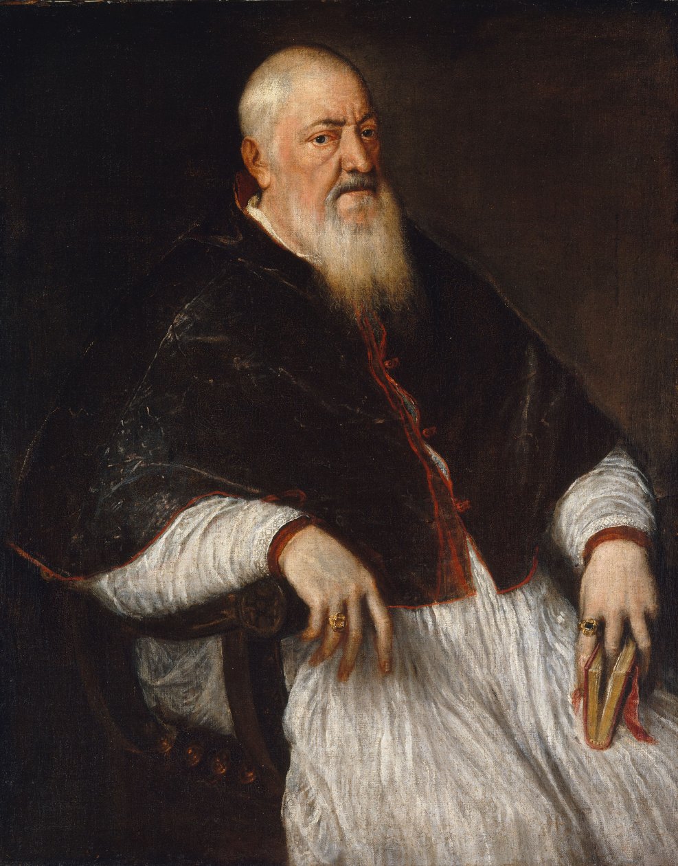 Filippo Archinto, Milano Başpiskoposu, c.1555 by Tiziano Vecelli