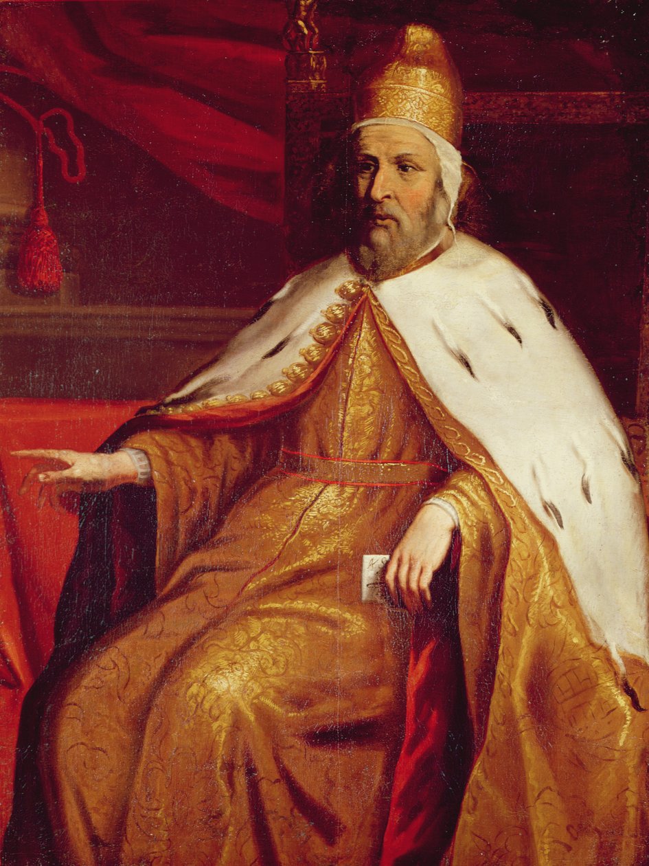 Portrait of Mark-Anthony Trevisan, the Doge of Venise or Genoa  by Tiziano Vecelli